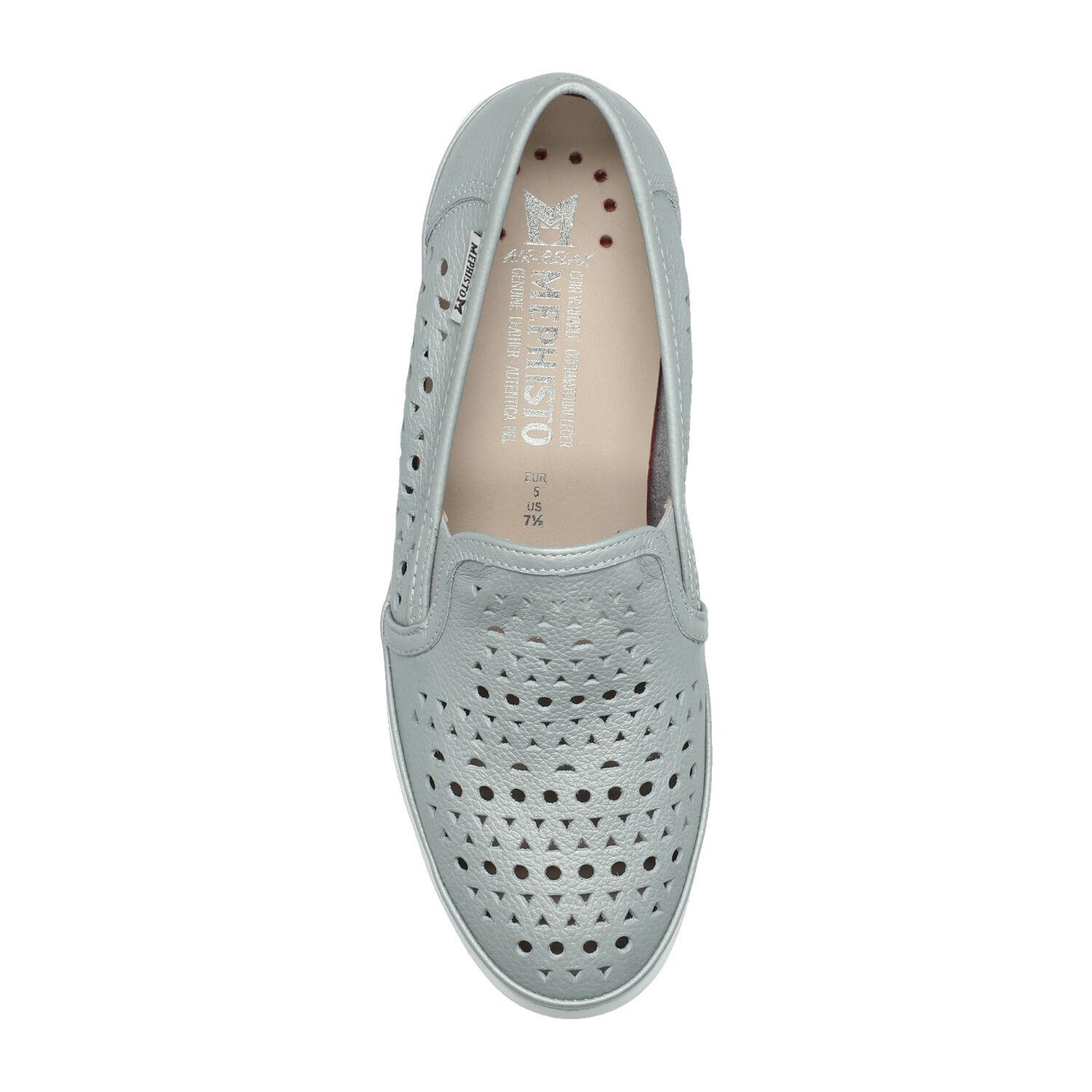 mocassins femme modèle Jana perf Bleu ciel - Mephisto